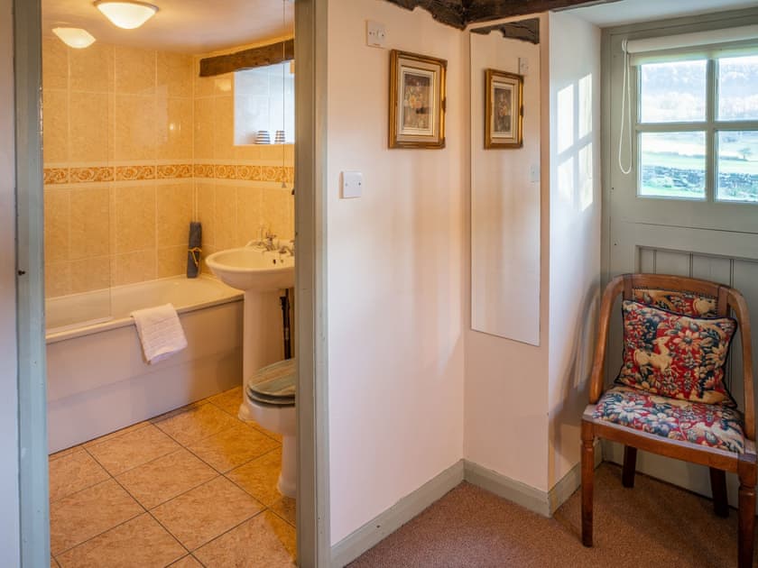Hallway and bathroom | Foxglove Cottage - Laskill Grange, Bilsdale, near Helmsley