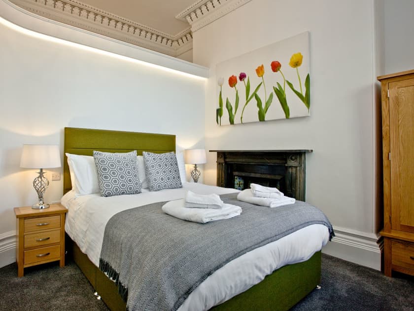 Light and airy double bedroom | The Kensington Suite, Plymouth