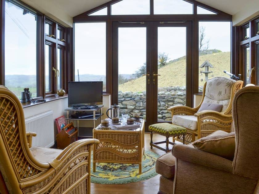 Comfortable sun room/conservatory | Hill Top Barn, Newton-in-Cartmel, near Grange-over-Sands