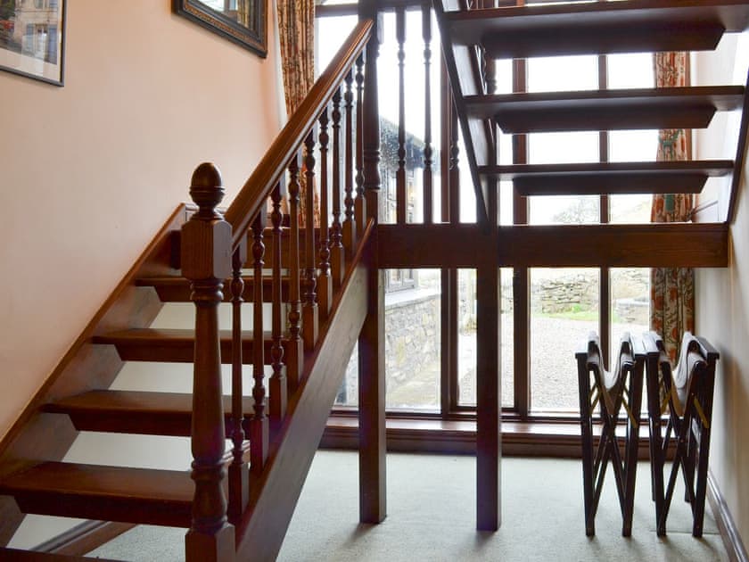 Open tread stairs to first floor | Hill Top Barn, Newton-in-Cartmel, near Grange-over-Sands