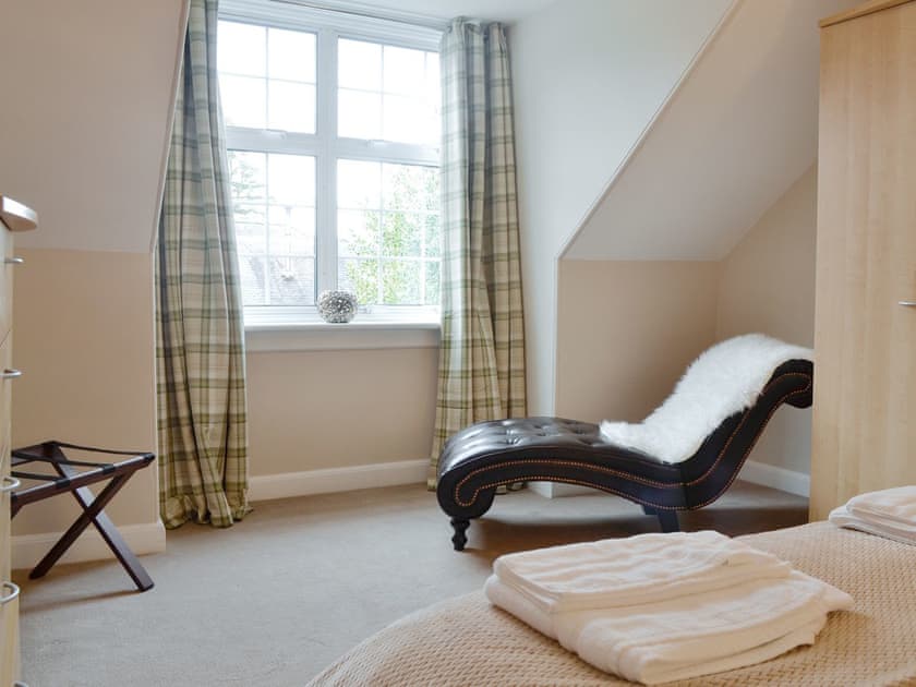 Comfortable double bedroom | Burnbrae Cottage, Bridgend of Lintrathen, near Forfar