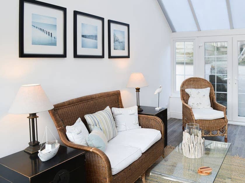 Light and bright sunny conservatory | Harbourway, Craster