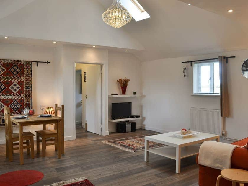 Living room with dining area | Lambs Cottage, Blackdown Hills, near Culmstock 