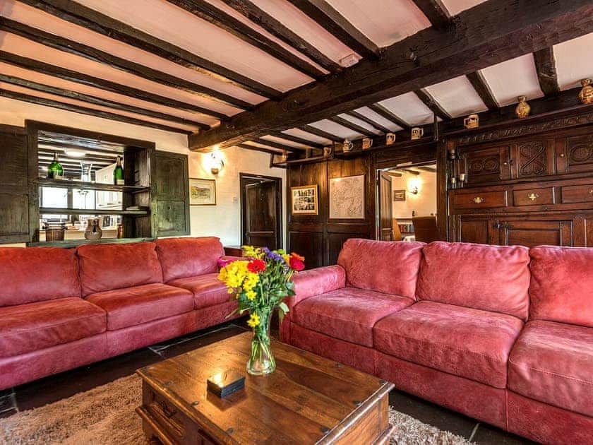 Warm and welcoming living room  | Bridge End Farmhouse - Bridge End Farm Cottages, Boot, near Eskdale