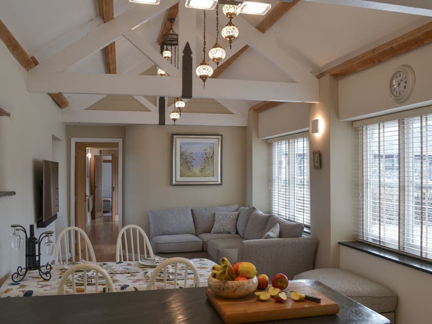 Open plan living space | Trezeal Barn, North Hill