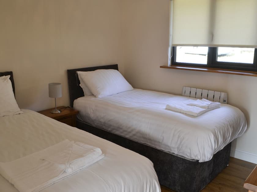 Twin bedroom | Juniper Lodge - Otterburn Hall Lodges, Otterburn, near Bellingham