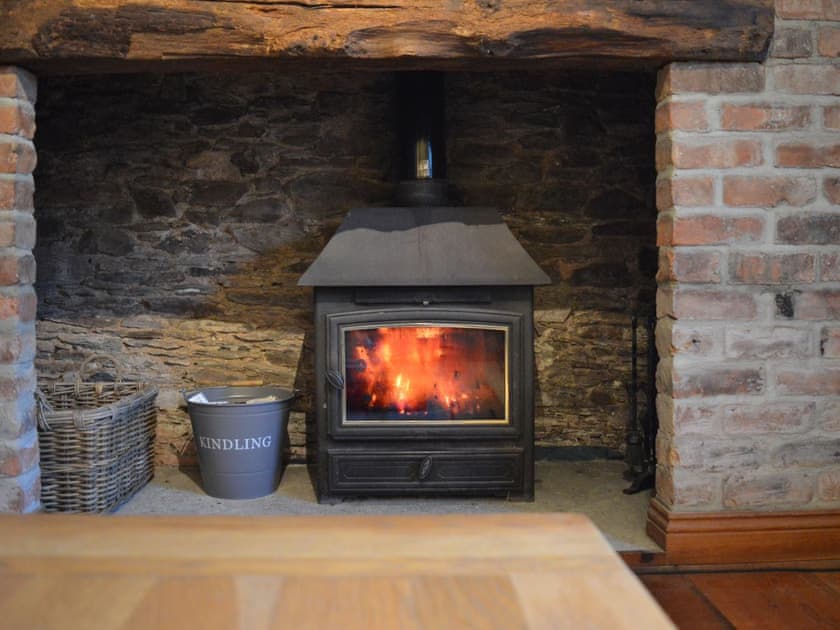 Warming wood burner | Reuben’s, Boreston, near Totnes