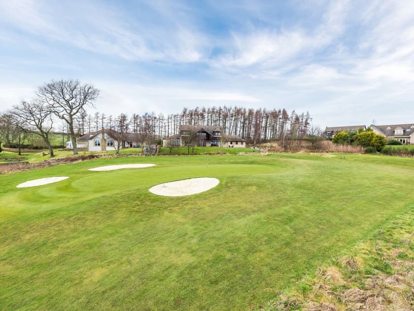 View of the property from the golf course | Piperdam House, Piperdam, near Dundee