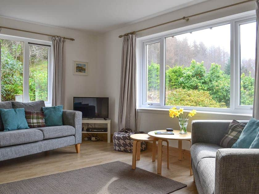 Cosy living room | Larch Cottage, Ballachulish, near Fort William