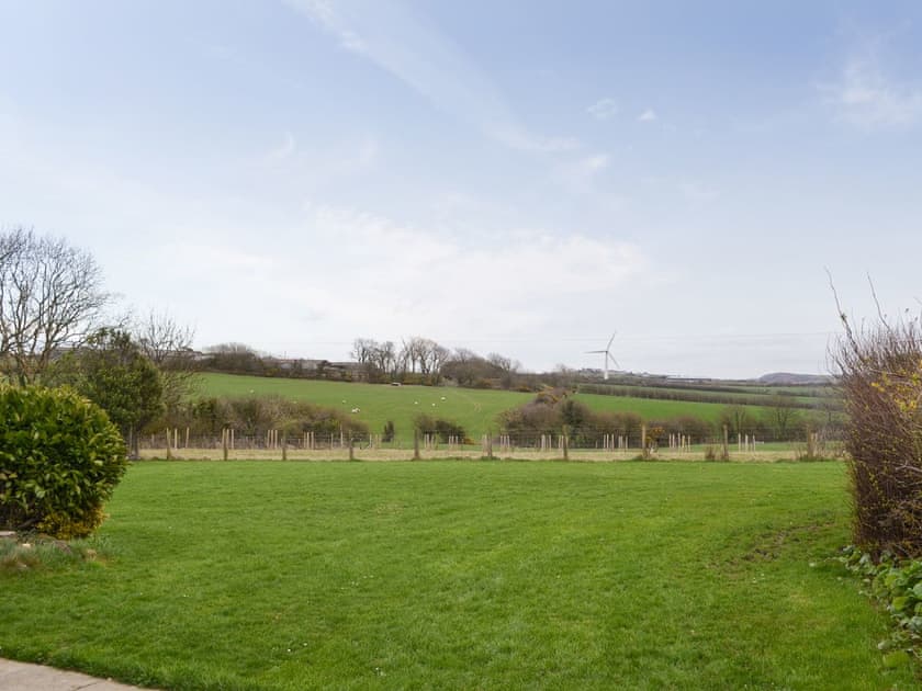 Lawned garden area | Pen Parc, Rhosybol, near Amlwch
