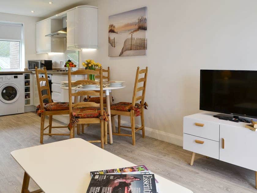 Spacious open-plan living space | Upper Sandstell Point - Sandstell Point Apartments, Spittal, near Berwick-upon-Tweed