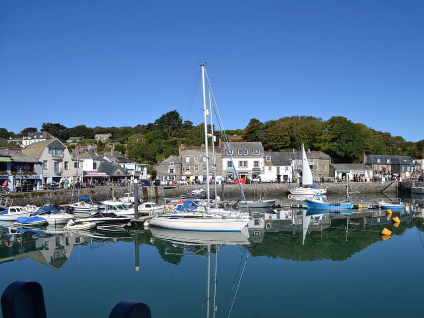 The nearby bustling fishing harbour town of Padstow | Tregella Farm Cottage, Near Padstow