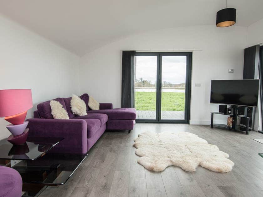 Open plan living space | Sunnyside Lodge, Sharpham, near Glastonbury