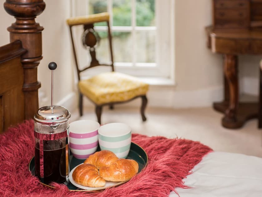Take your time in the mornings and make the most of this wonderfully spacious bedroom | The Coach House, Fremington, near Richmond