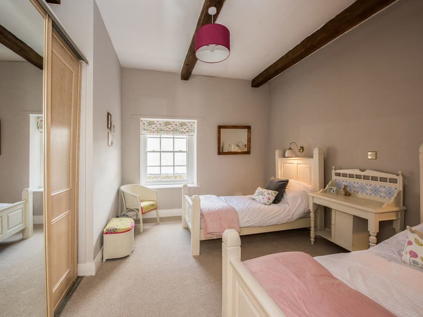 Lovely beamed bedroom | The Coach House, Fremington, near Richmond