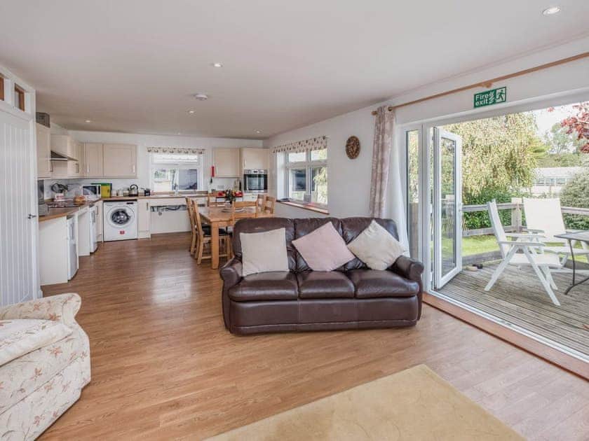Convenient open-plan living space | Grange Farm Holiday’s - Red Squirrel Lodge - Grange Farm Holidays, Wootton, near Ryde