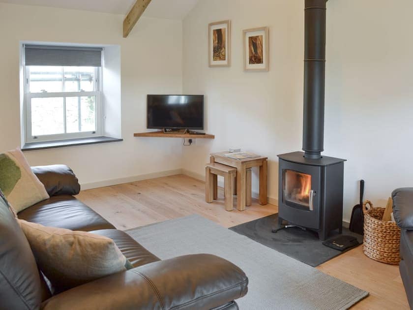 Welcoming living area  | Number 19, Trewellard, near St Just