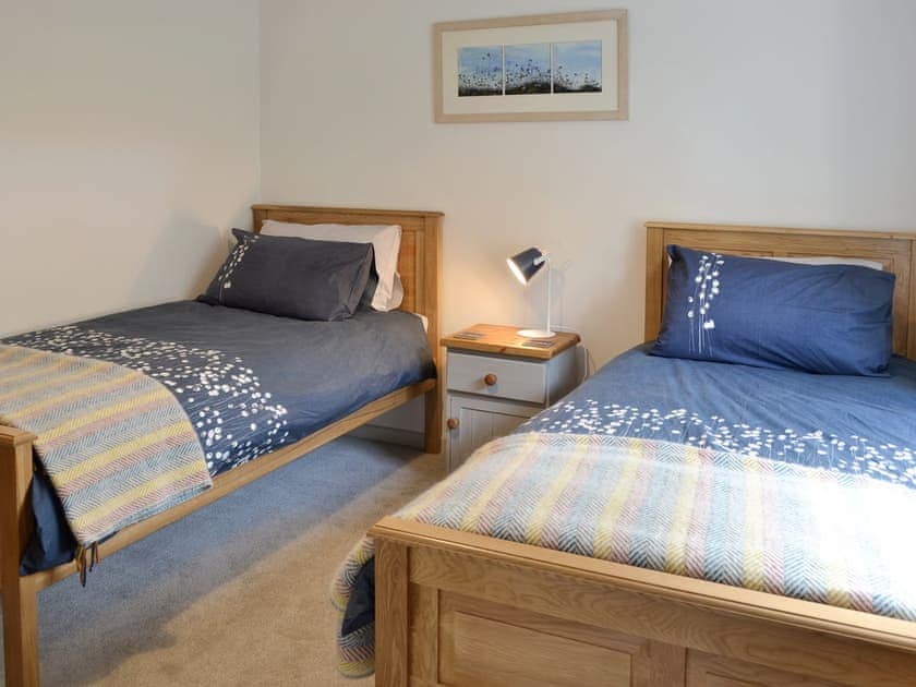 Comfortable twin bedroom | Number 19, Trewellard, near St Just