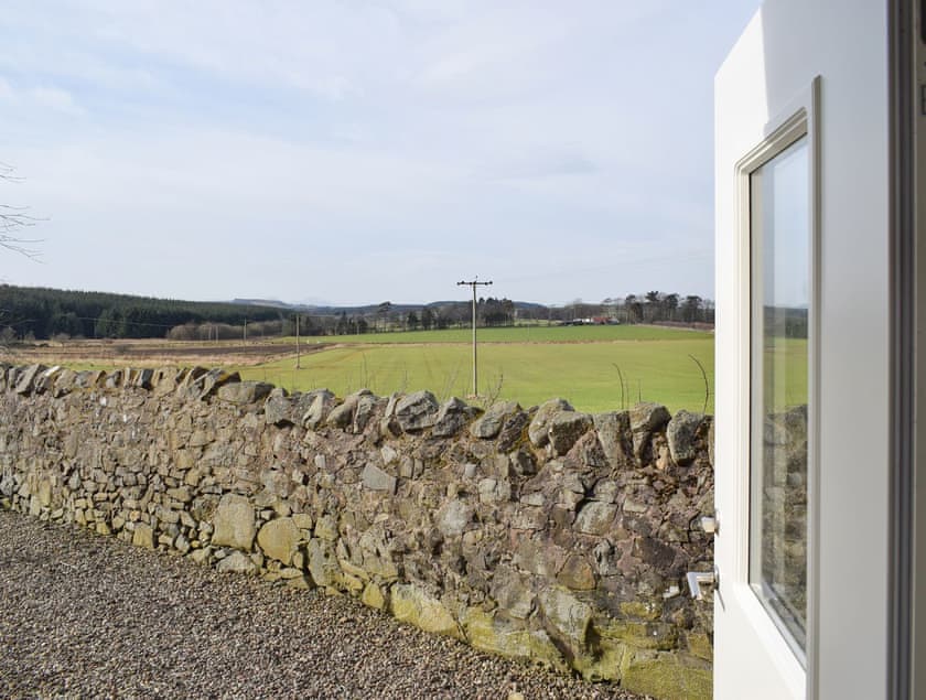 Lovely rural view from the entrance | The Lodge at Lochnagar, Peat Inn, near St Andrews