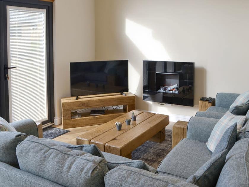 Welcoming living area | Juniper Lodge - Otterburn Hall Lodges, Otterburn, near Bellingham