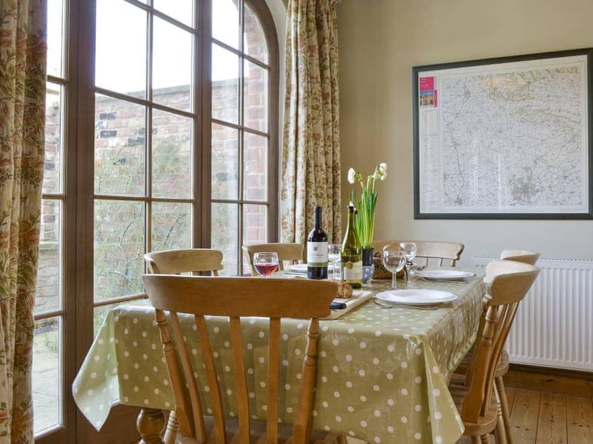 Light and airy dining space | Cass Lodge, near Easingwold