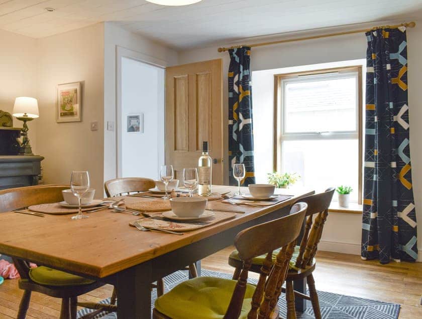 Spacious dining room | Seaton Cottage, Collieston, near Ellon