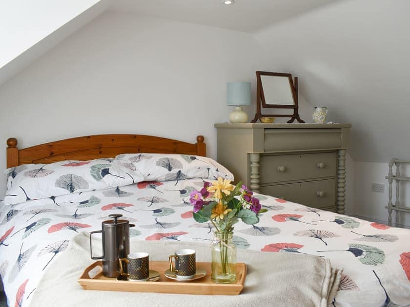 Relaxing double bedroom | Seaton Cottage, Collieston, near Ellon