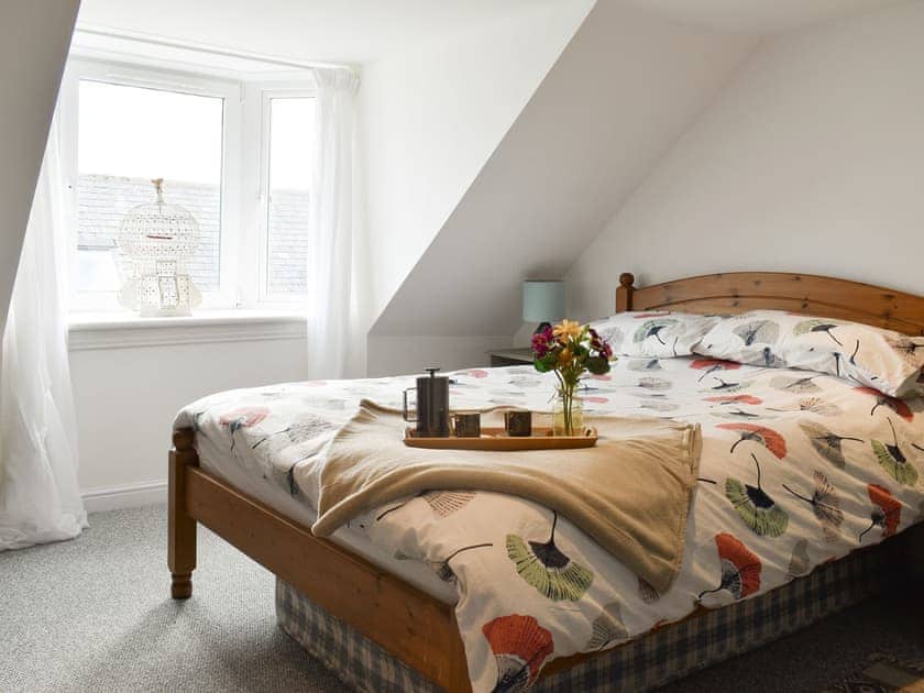 Peaceful double bedroom | Seaton Cottage, Collieston, near Ellon