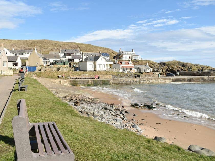 Lovely harbour and village | Seaton Cottage, Collieston, near Ellon