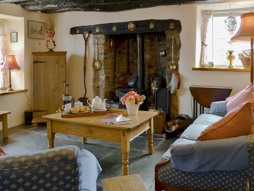 Comfy living room | Lower Trethinna Cottage, Altarnun, near Launceston