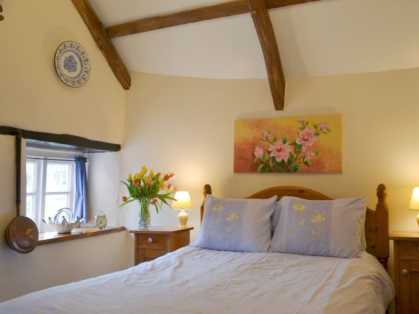 Comfortable double bedroom | Lower Trethinna Cottage, Altarnun, near Launceston