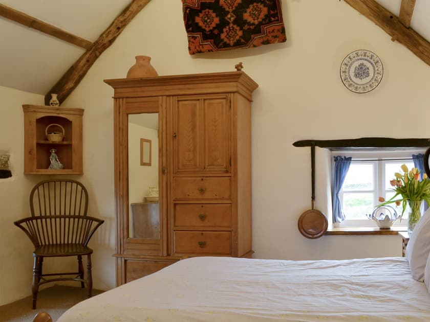 Comfortable double bedroom | Lower Trethinna Cottage, Altarnun, near Launceston
