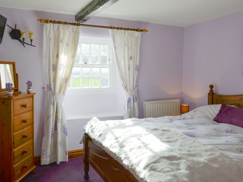 Peaceful double bedroom | Lavender Cottage, Bewerley, near Pateley Bridge