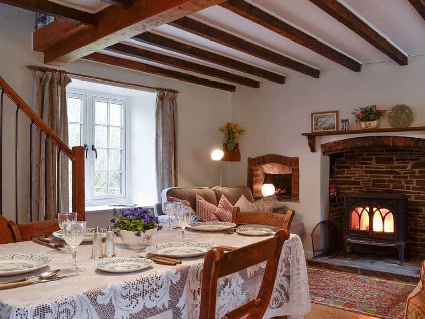 Dining area | Bridge End Cottage, Rhulen, near Builth Wells