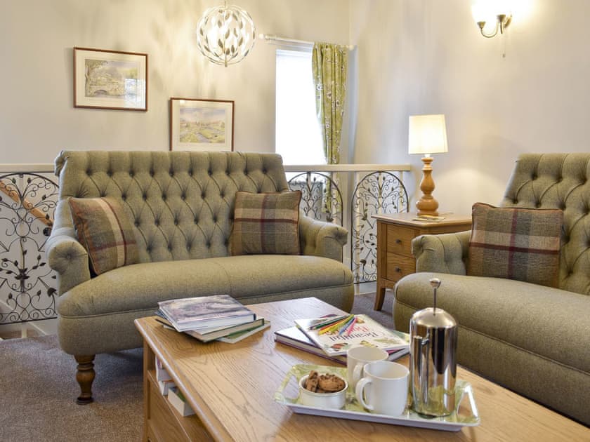 Stylish living room | Manor House Cottage, Holme on Swale, near Thirsk