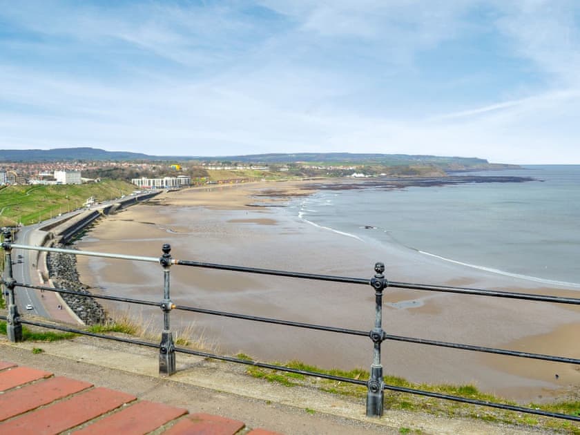 Wonderful sea views from the garden | Twin Bays House, Scarborough