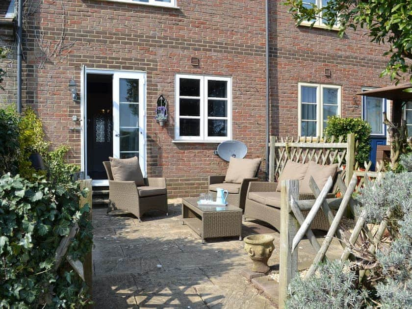 Relaxing outdoor area | High Tide, Binfield, near Newport