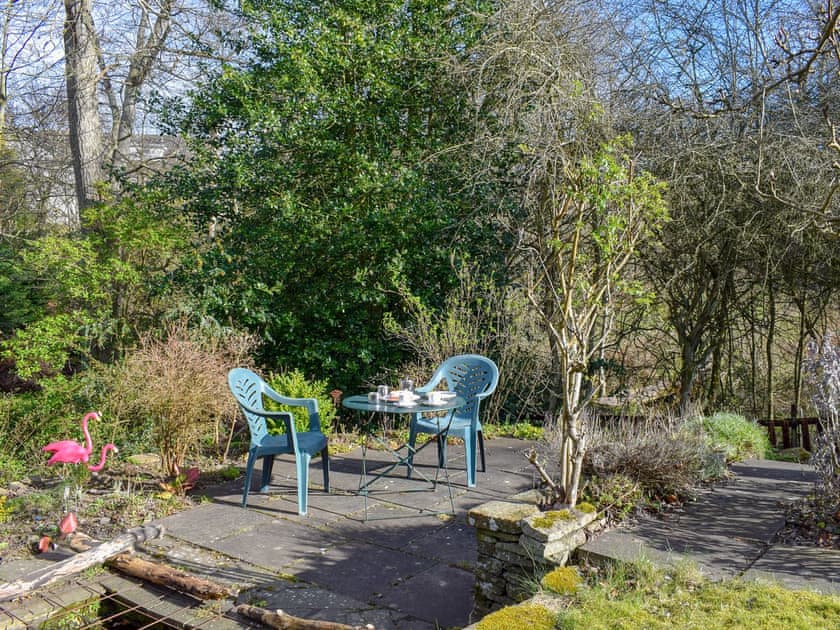Lovely sitting out area | Burnside, St Andrews
