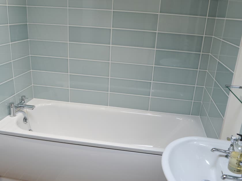 Bathroom with shower  | Croft Cottage, Burradon, near Rothbury