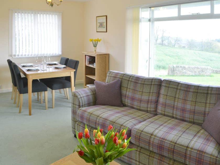 Spacious living and dining room | North Farm Bungalow, Horsley, near Newcastle-upon-Tyne
