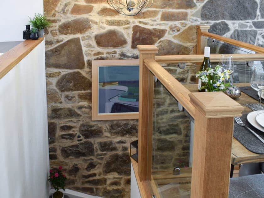 Stairs from ground floor to open-plan living space | The Sailmaker’s Loft, Anstruther