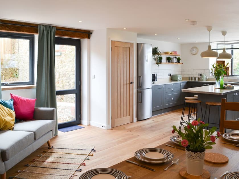 Kitchen/dining room with garden access | The Wheel House, East Hill, near Ottery St Mary