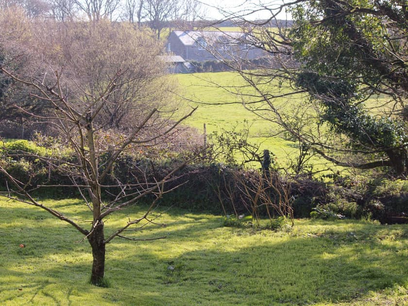 Lovely view from the garden | Treen, Lansallos, near Looe
