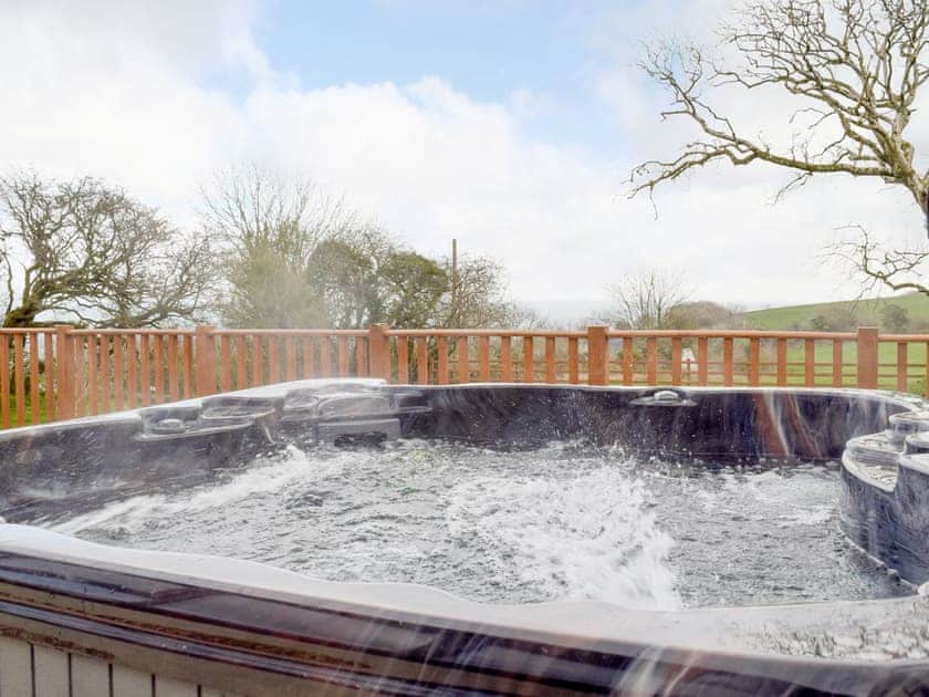 Luxurious hot tub | Brynhowell - Brynhowell Barns, Glandwr, near Narbeth
