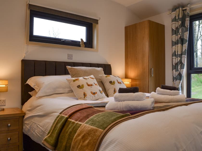 Double bedroom | Osprey Lodge - Wallace Lane Farm Cottages, Brocklebank, near Caldbeck and Uldale