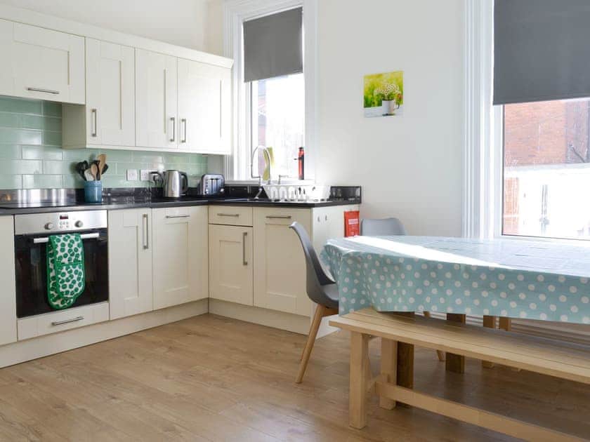 Light and airy dining area within kitchen | The Harbour Master’s House, Bridlington