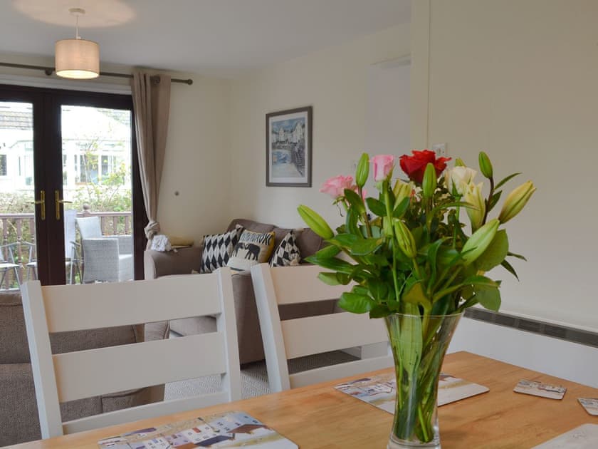 Dining area | Josnor Chalet, Benllech