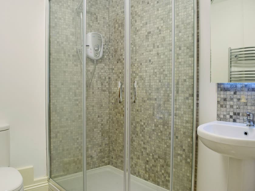 Well presented shower room | Y Hendy Llaeth, Red Roses, near Whitland