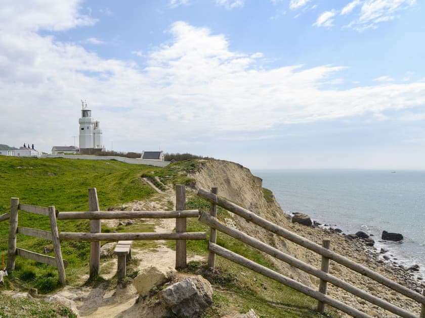 St Catherines Lighthouse within the surrounding area | Hillcroft, Niton Undercliff, near Ventnor