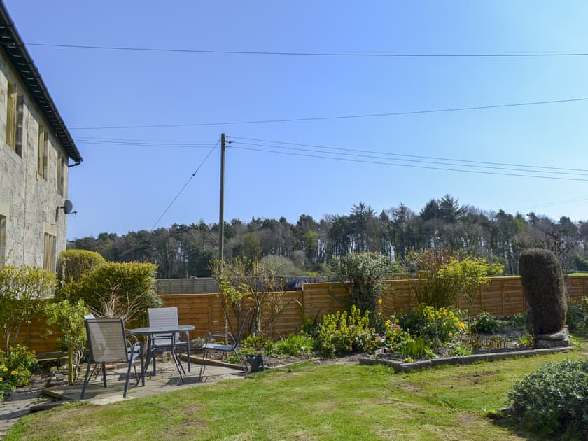 Spacious lawned garden | Sheilas Cottage, Christon bank, near Alnwick